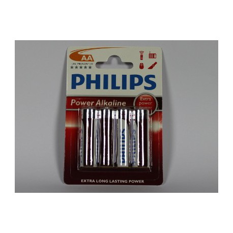 Baterie LR6 1,5 V AA PHILIPS POWERLIFE