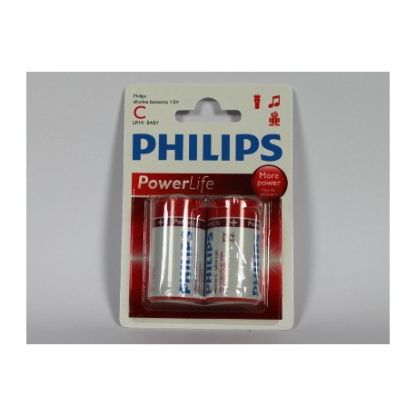 Baterie LR14 1,5 V PHILIPS POWERLIFE 