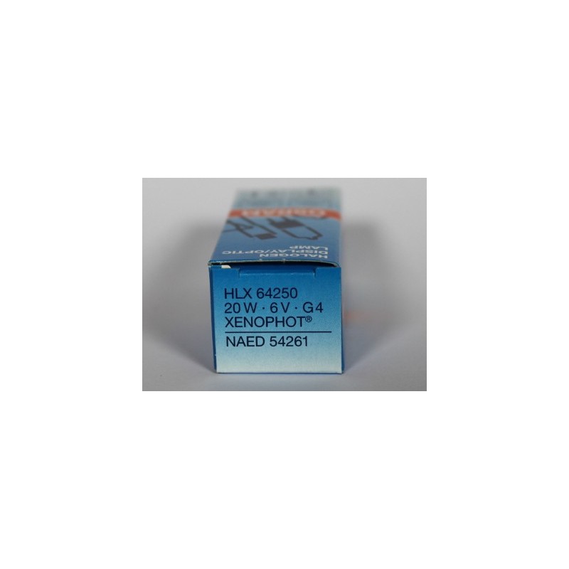 Lâmpada OSRAM 64250 HLX ESB 6V 20W G4 