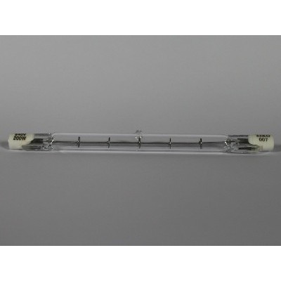 LARS7S118-120 - Lampadina alogena r7s 118mm 120w luce calda 2.800°k  (23.5001.51 - 23500151) - GBC Elettronica