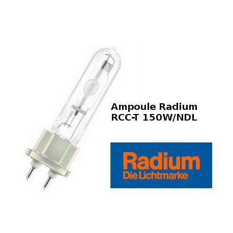 Lampa RADIUM RCC-T 150W/NDL/230/G12