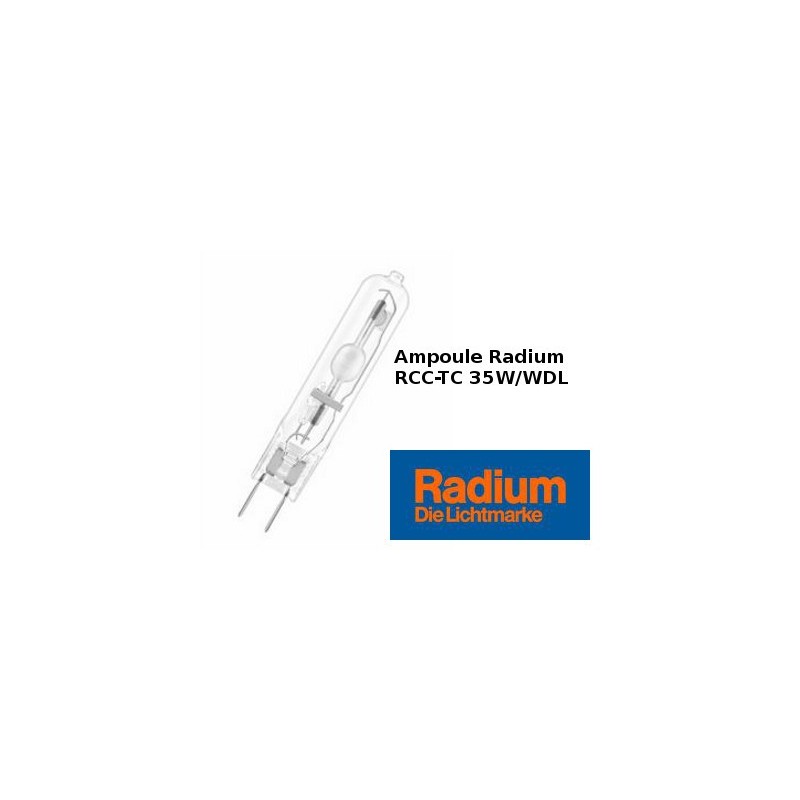 Lâmpada de RÁDIO RCC-TC 35W/BDM/230/G8.5