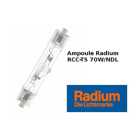 Lampa RADIUM RCC-TS 70W/NDL/230/RX7S