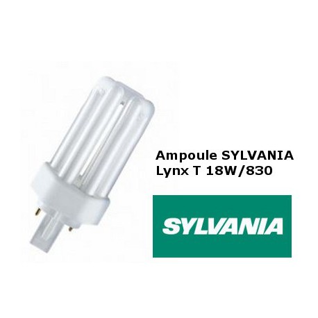 Kompaktleuchtstofflampe SYLVANIA Lynx-T 18W 830