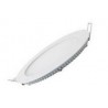 Painel LED embutido redondo 24W Ø300 mm com alto conforto visual, 2160 lm, branco neutro 4000K