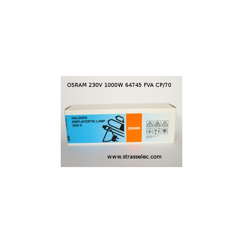 OSRAM 230V 1000W 64745 FVA