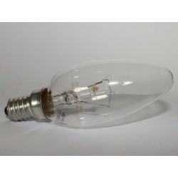 Шарик пламени E14 25W ясно