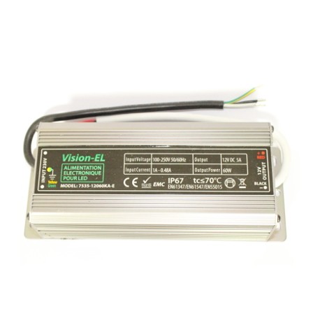 Alimentatore LED 12V 60W