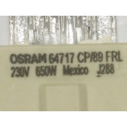 Lâmpada OSRAM 64717 CP/89 FRL 230V 650W NAED 54489
