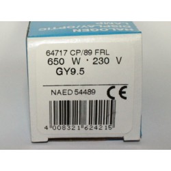 Lampadina OSRAM 64717 CP/89 FRL 650W 230V IAED 54489