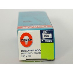 Lampadina OSRAM HALOPIN ECO G9 60W 