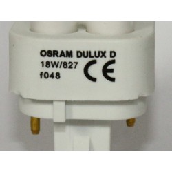 Ampoule OSRAM DULUX D 18W/827