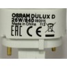 OSRAM DULUX D 26 W/840 