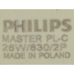 Lampadina fluorescente compatta PHILIPS MASTER PL-C 26W/830/2P
