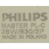 Lampadina fluorescente compatta PHILIPS MASTER PL-C 26W/830/2P