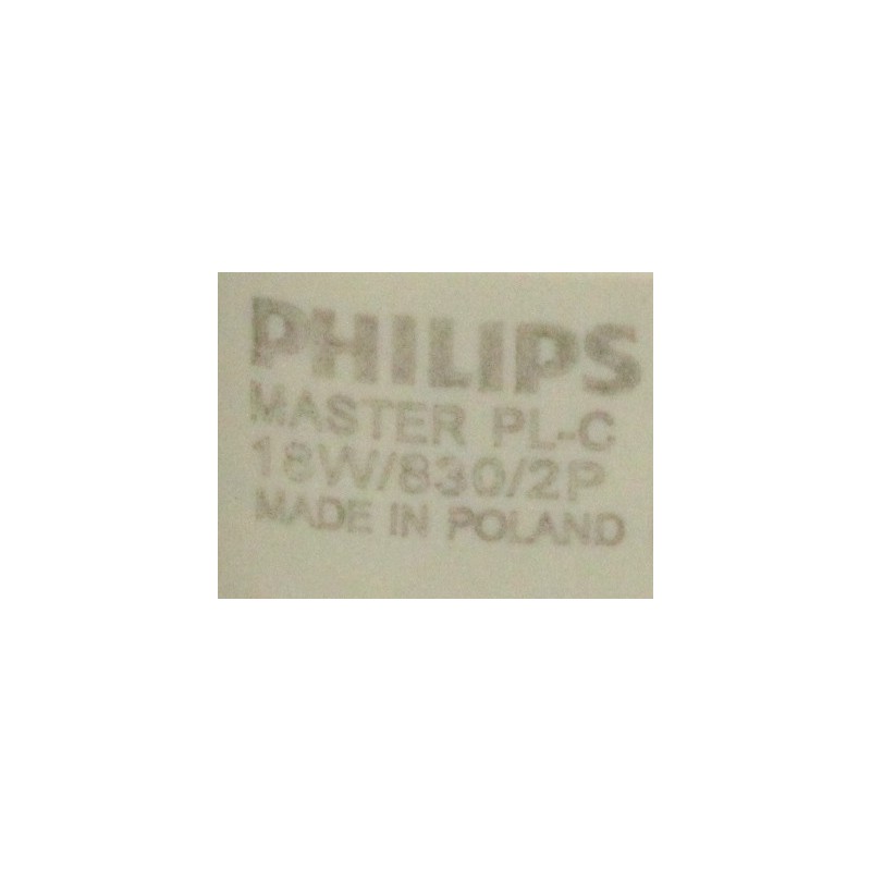 Master Pl PHILIPS MASTER PL-C 18W/830/2P 3,000K G24d-2 CFL
