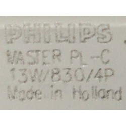 Лампы компактные люминесцентные PHILIPS MASTER PL-C 13W/830/4P
