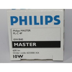 Лампы компактные люминесцентные PHILIPS MASTER PL-C 10W/840/4P