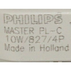 La bombilla fluorescente compacta PHILIPS MASTER PL-C 10 W/827/4P