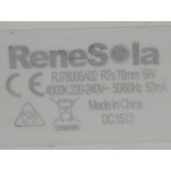 R7S LED 6W 4000K 78mm