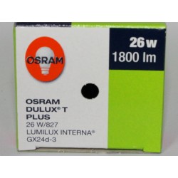 Lâmpada OSRAM DULUX PLUS T 26W 827