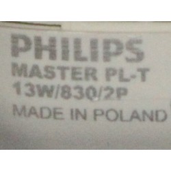 Лампы компактные люминесцентные PHILIPS MASTER PL-T 13W/830/2P