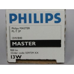 Compacte tl-lamp van PHILIPS MASTER PL-T 13W/840/2P
