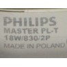 Ampoule fluocompacte PHILIPS MASTER PL-T 18W/830/2P