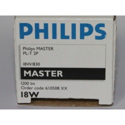 Лампы компактные люминесцентные PHILIPS MASTER PL-T 18W/830/2P