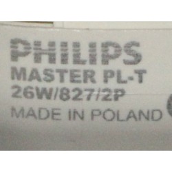 Lampy kompaktowe świetlówki PHILIPS MASTER PL-T 26W/827/2P