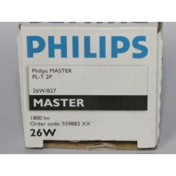 Lampy kompaktowe świetlówki PHILIPS MASTER PL-T 26W/827/2P