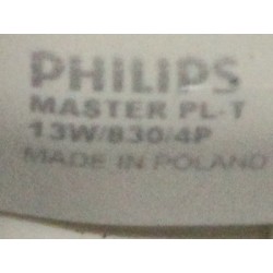 Ampoule fluocompacte PHILIPS MASTER PL-T 13W/830/4P