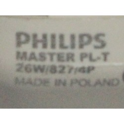 Compacte tl-lamp van PHILIPS MASTER PL-T 26W/827/4P