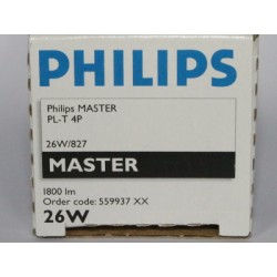 Ampoule fluocompacte PHILIPS MASTER PL-T 26W/827/4P