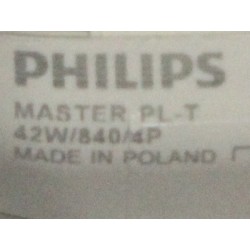 Ampoule fluocompacte PHILIPS MASTER PL-T 42W/840/4P