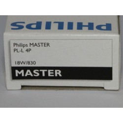Лампы компактные люминесцентные PHILIPS MASTER PL-L 18W/830/4P