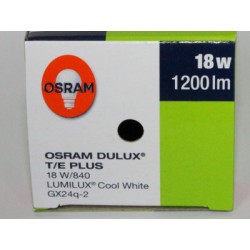 Lâmpada OSRAM DULUX T/E 18W/840