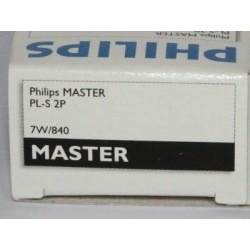 Ampoule fluocompacte PHILIPS MASTER PL-S 7W/840/2P