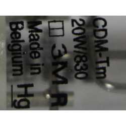 Lâmpada PHILIPS MASTERColour CDM-Tm de 20W/830