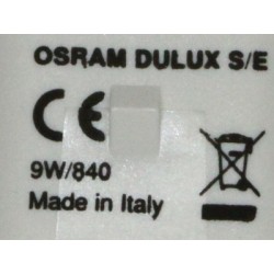 Λάμπα OSRAM DULUX S/E 9W/840