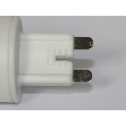 Ampoule LED G9 Megaman 3W 2800K blanc chaud – vue rapprochée
