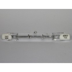 Ampoule halogène R7s 60W 78mm