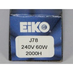 O bulbo de halogênio R7s 60W 78mm