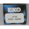 Ampoule halogène EIKO R7s 500W 118mm
