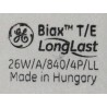Cfl GE Biax T/E 26W/840/4P