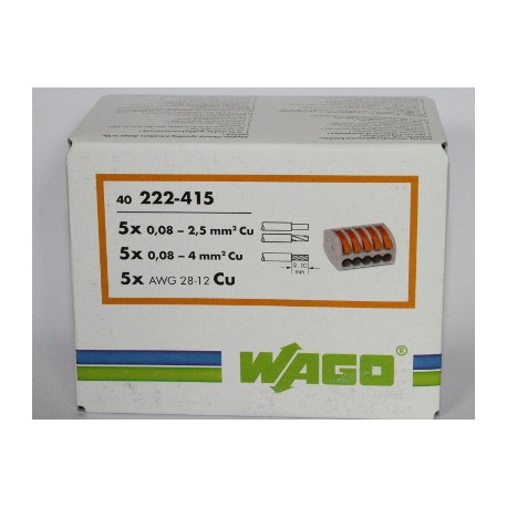 WAGO 222-415 ( κουτί )