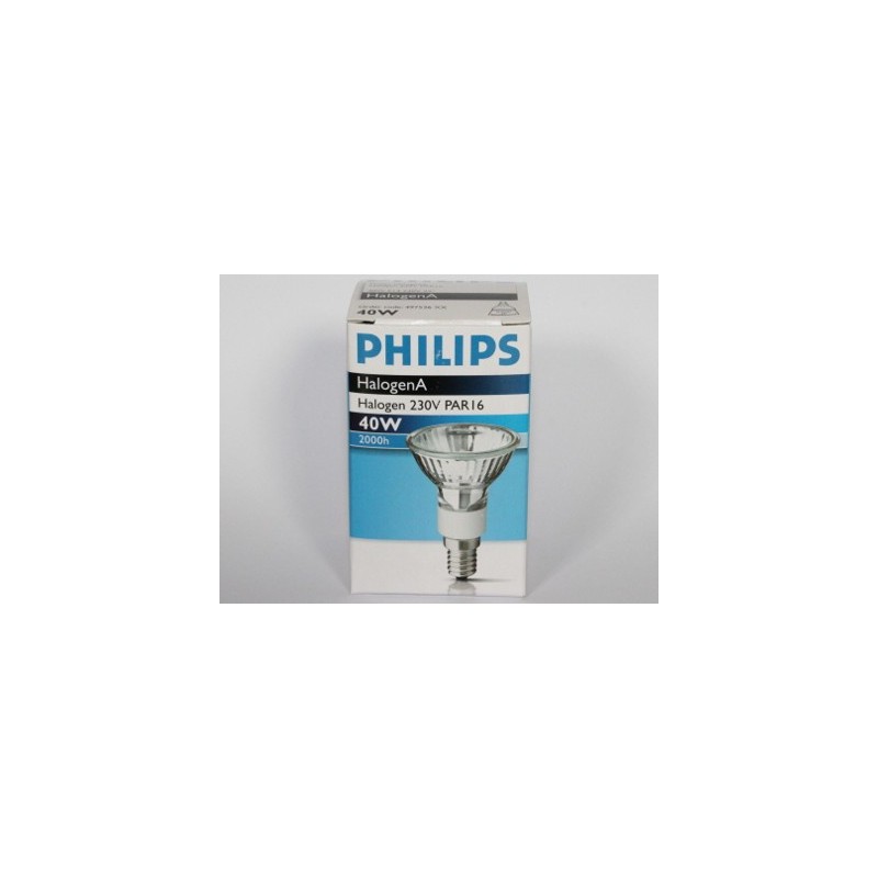 PHILIPS Halógena PAR16 40W 230V 25D
