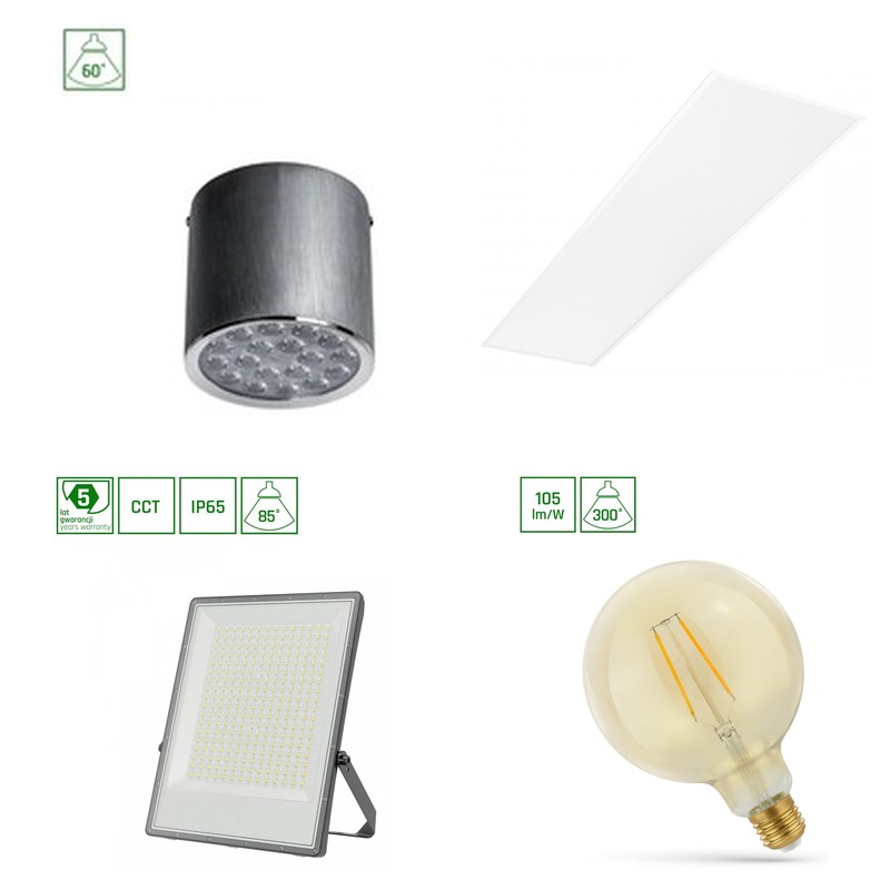 Wszystkie serie Spectrum LED według rodzin | StrassElec