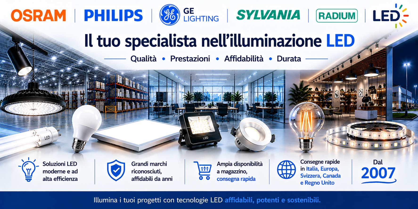 StrassElec – Specialista in illuminazione professionale