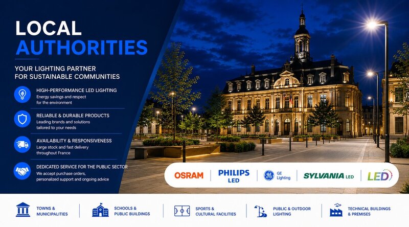 LED lighting for town halls and local authorities